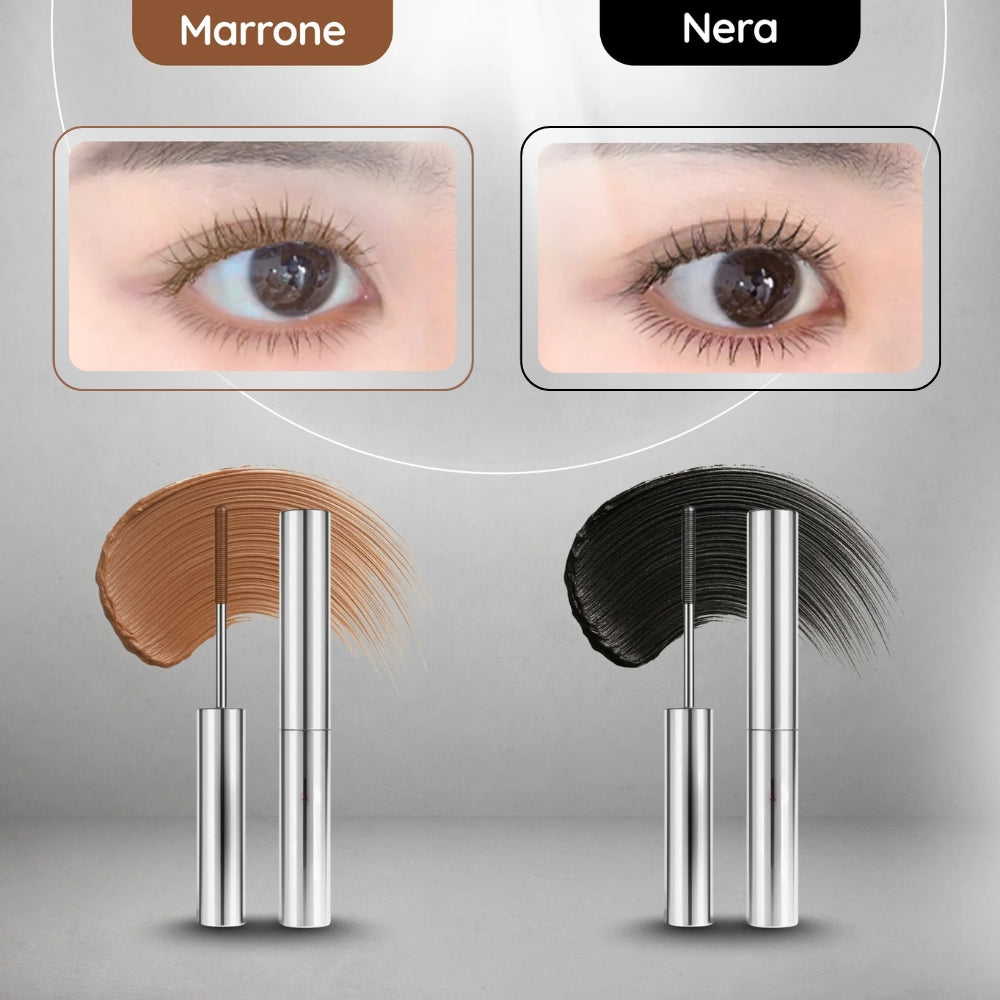 Mascara con Spazzola in Metallo Effetto Antibatterico